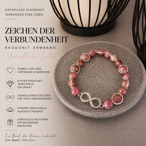 Perlenarmband unendlichkeit - perlenarmband,