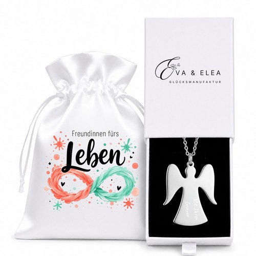 Kette mit gravur freundin - mit,