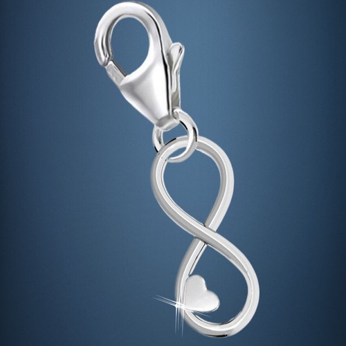 Herz unendlichkeit charm - charm, 925