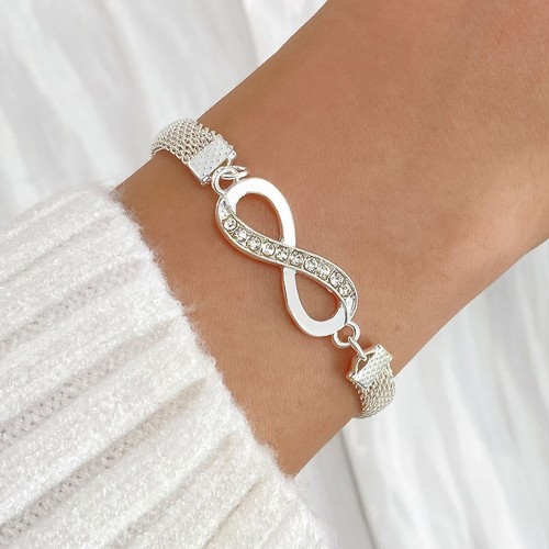 Damen armband silber infinity - damen,