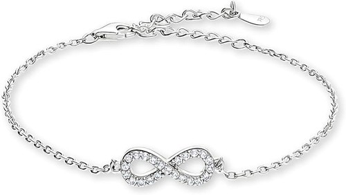 925 silber armband mit - silber,