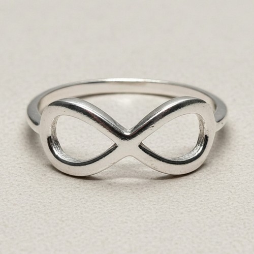 Sterling silber ring - silber, infinity