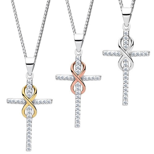 Halskette mit kreuz - halskette,