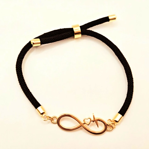 Armband schwarz kordel - armband, schwarz,